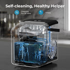 Antarctic Star Countertop Ice Maker Machine, 26Lbs/Day Fastest 6‑Min Ice