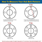 5x4.5 Trailer Hub Kits for 3500lb 1-1/16'' to 1-3/8'' Tapered Axle