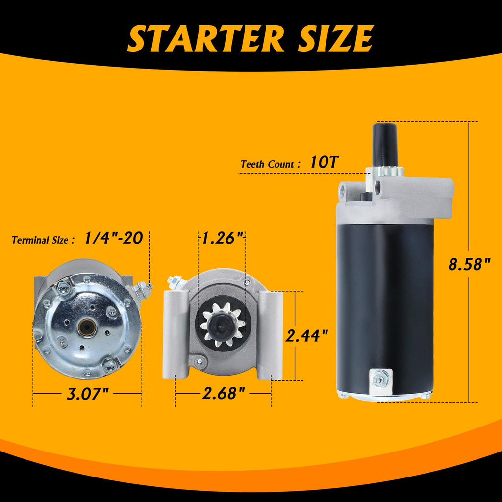 Kohler Starter 7000 Series Replacement KT715 KT725 KT730 KT735, Courage Twin SV710 SV715 SV720 SV725 SV730 SV735 SV740 SV810 SV820 SV830, 20 21 22 23