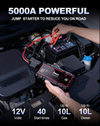 Jump Starter Battery Jumper Starter Portable Car Battery Jump Starter 5000A