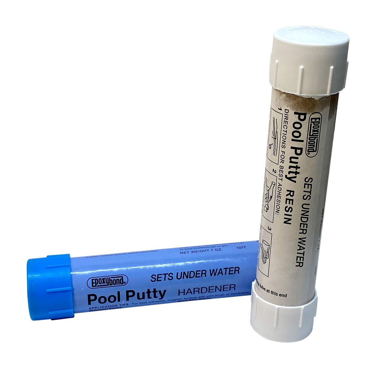 Atlas Pool Putty Epoxy Leak Sealer Kit + Valuable Instructional Videos by Swimming Pool Leak Detector [ Solves #1 DIYer Complaint [ So You Get it