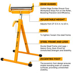 SHALL Roller Stand, Heavy-Duty Folding Roller Stands with 500 LBS Capacity