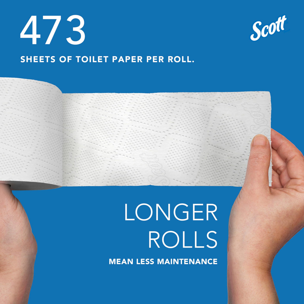 Scott Professional Standard Roll Toilet Paper, Bulk, 80 Rolls (13217)