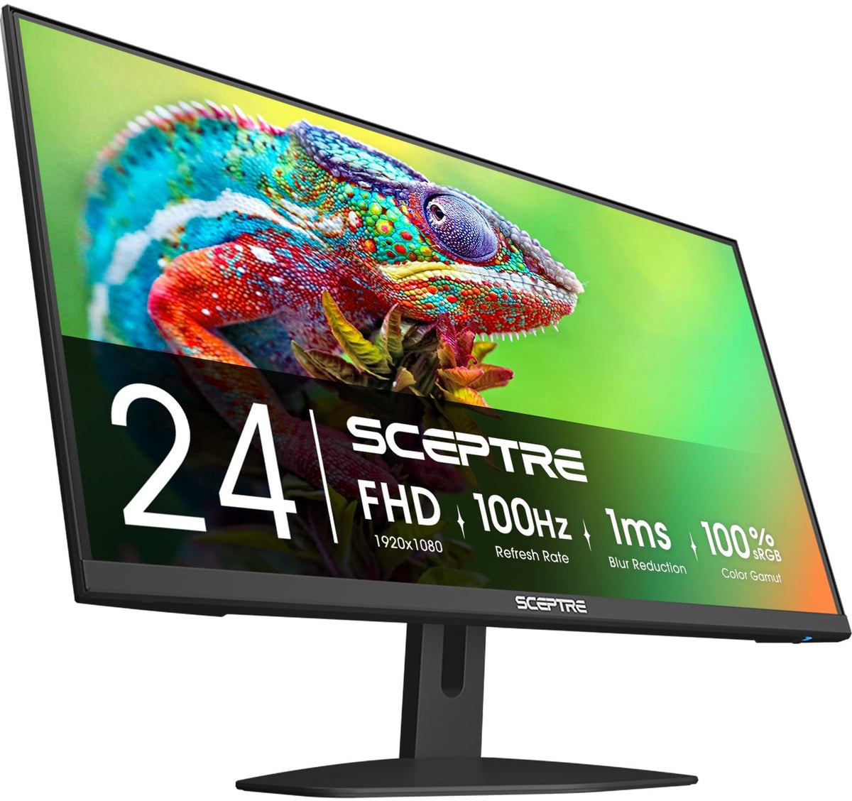 Sceptre 27-inch Prime Gaming Monitor 100Hz 1ms DisplayPort HDMI x2 100% sRGB AMD FreeSync Build-in Speakers, Eye Care Frameless Machine Black 2025