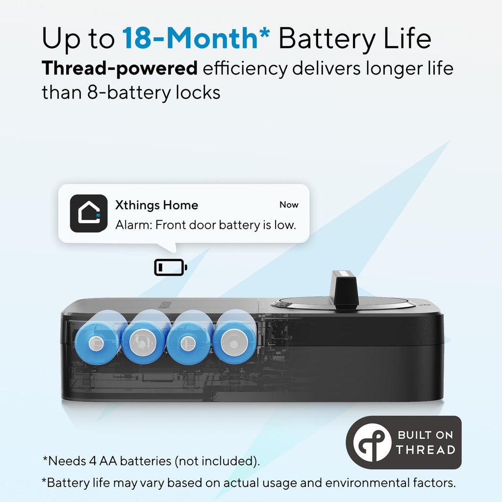 ULTRALOQ Bolt SE Wifi Smart Deadbolt Lock, Supports Matter, Remote Control
