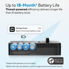 ULTRALOQ Bolt SE Wifi Smart Deadbolt Lock, Supports Matter, Remote Control