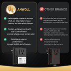 Garbage Disposal Air Switch Kit - UL Listed Wireless Sink Top Button, Champagne Bronze Finish, Compatible with Delta Faucet Champagne Bronze