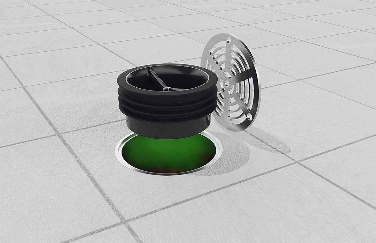 Waterless Trap Seal, 4 Inch, Fitting Pipes with Diameters Between 95-104 mm