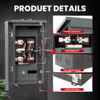 200 Amp Manual Generator Transfer Switch for Home, 48000W