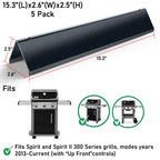 Spirit E310 Grill Parts Replacement Kit, 7636 Flavorizer Bars & 69787 Burner Tubes for Weber Spirit & Spirit II 300 Series E310 E320 E330 S310 S320