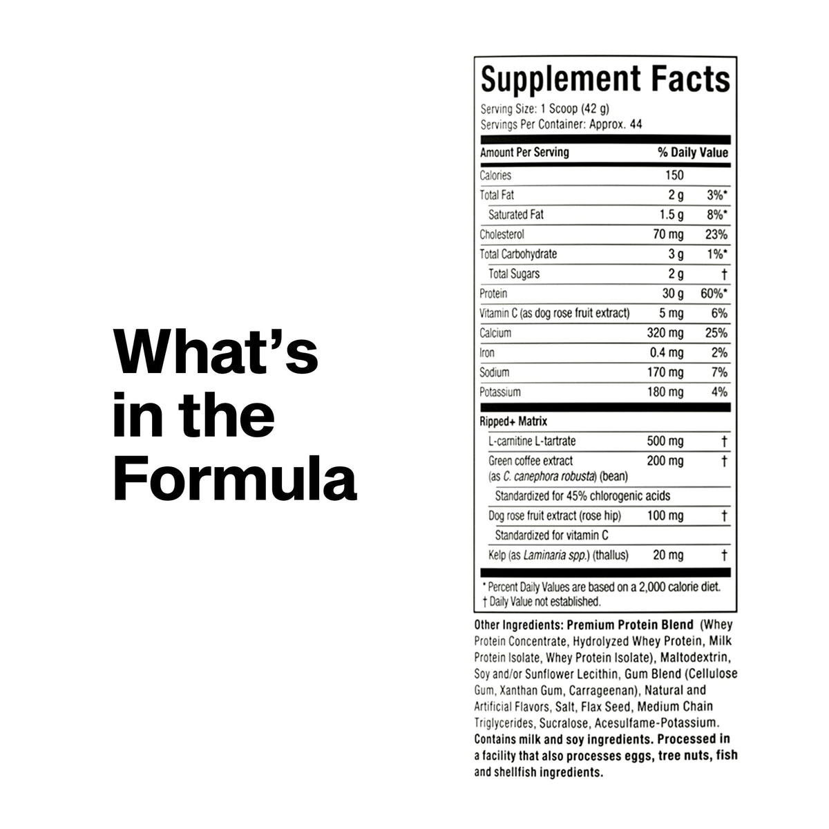 MuscleTech Whey Protein Powder (Vanilla Cream, 4LB) - 30g Protein