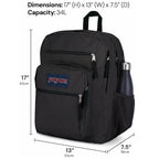 JanSport Laptop Backpack - Computer Bag with 2 Compartments, Ergonomic Shoulder Straps, 15” Laptop Sleeve, Haul Handle - Black