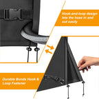 Heavy Duty Air Conditioner Cover for Outside Units, Windproof, Anti-UV, Tear & Fade Resistant AC Cover for Winter (30" W x 30" D x 32" H)