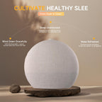 Sunrise Alarm Clock White Noise Machine with Bluetooth Speaker,Khaki