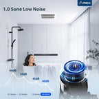 Amico Bathroom Exhaust Fan 2 Pack, 80 CFM, 1.0 Sones - UL Certified
