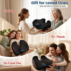 BlissTrends Memory Foam Seat Cushion for Car Seat & Office Chair, Black