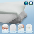 Ergonomic Memory Foam Cervical Pillow Contour Design