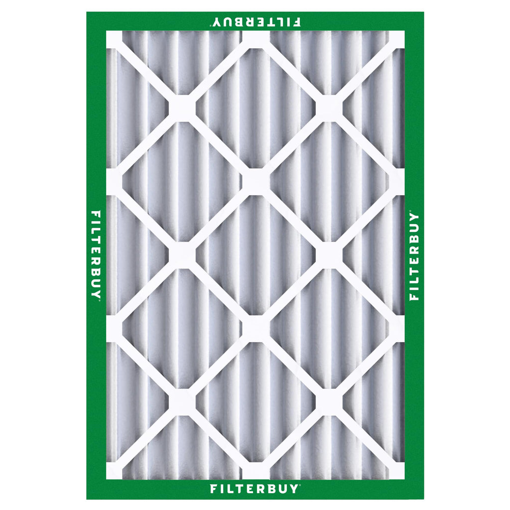 Filterbuy 20x25x4 Air Filter MERV 8 Dust & Allergy Defense (2-Pack)