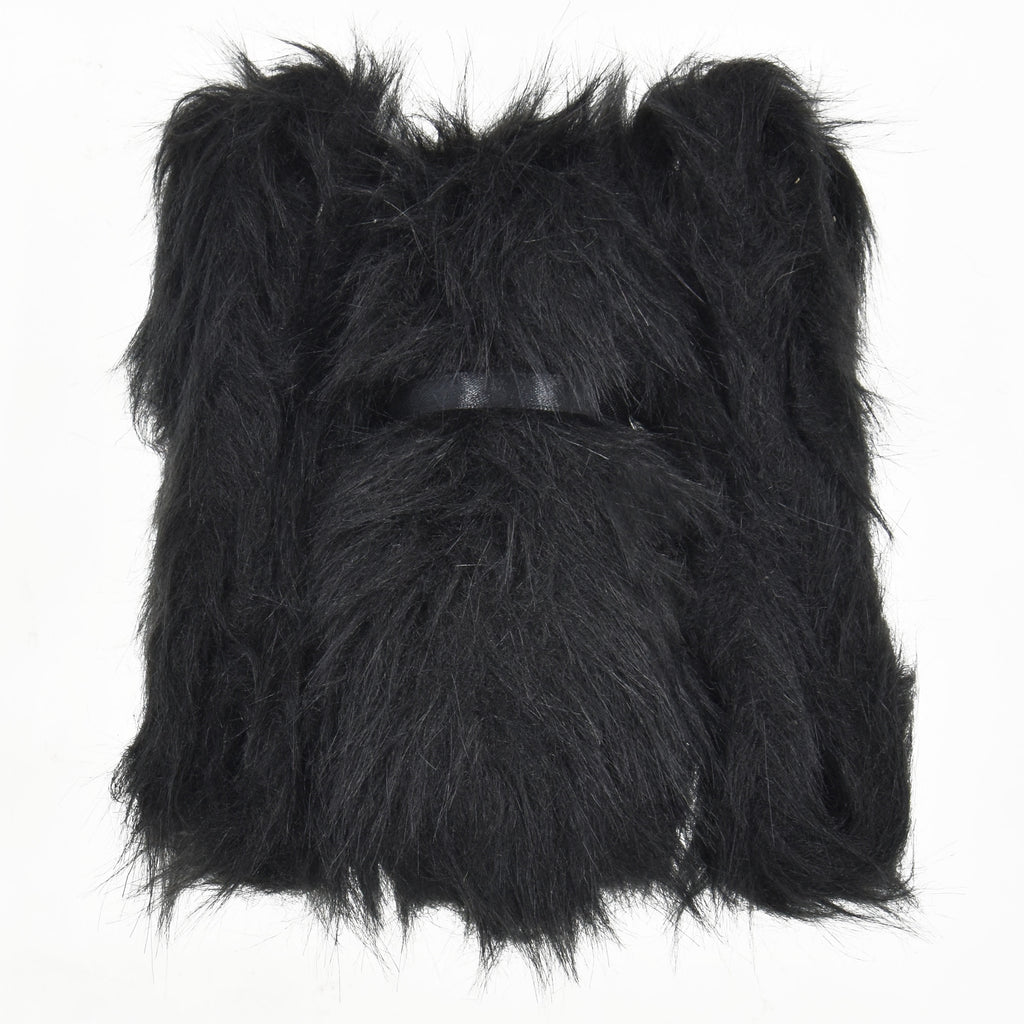 Furry Spider Decoration, Black, 50", Halloween by Way To Celebrate