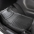 Armor All All-Season Full Coverage Floor Mats for Cars, Trucks, and SUVs, Black, 3-Piece
