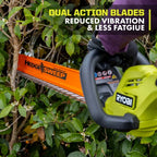 RYOBI 18V ONE+ 22" Hedge Trimmer - 2Ah Battery