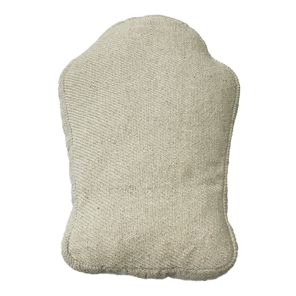 Eek Tombstone-Shaped Decorative Pillow, Black and Beige, 10" x 15", Halloween by Way To Celebrate