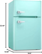 Antarctic Star Compact Mini Refrigerator 3.2 cu ft, Green - F90GR