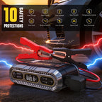 AVAPOW 2000A Heavy Duty Jump Starter with 150 PSI Air Compressor, 12V Battery Booster for Up to 8.0L Gas & 6.0L Diesel Engines, Power Bank & LED Light