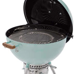 Weber 22-inch 70th Anniversary Charcoal Kettle Grill, Rock N Roll Blue