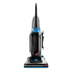 BISSELL PowerForce Bagged, Upright Vacuum, Powerful Suction, Allergen Filtration Bags, Flexible Reach, 1739, Black & Blue