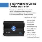 Planet Audio PL1500.1M 1500 Output MOSFET Class A/B Monoblock Car Amplifier