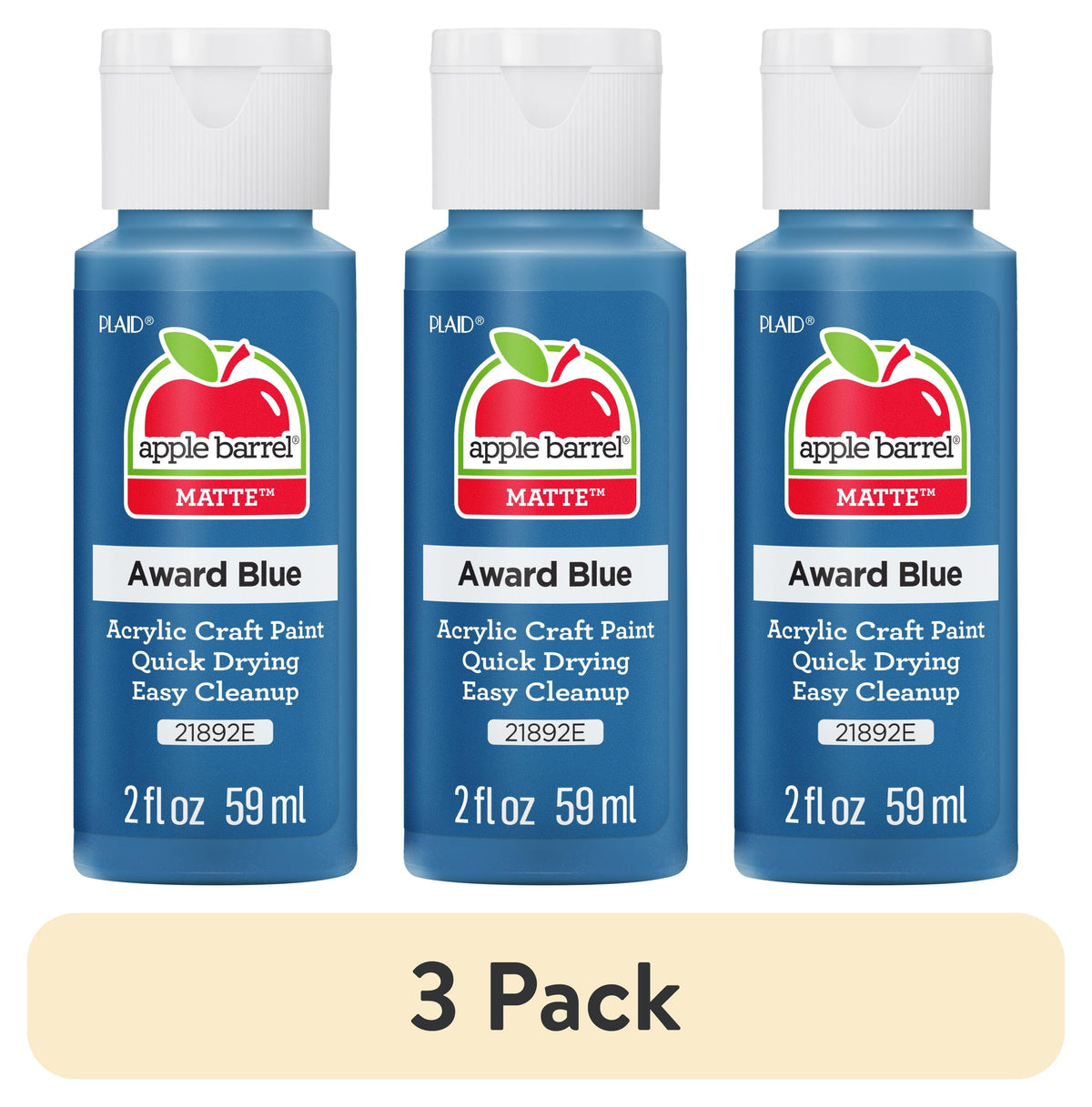 Apple Barrel Acrylic Craft Paint, Matte Finish, 2 fl oz