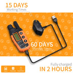 Dog Training Collars With Remote, 2 Collars, Electric Shock, Vibration & Sound Modes, Rechargeable, 3300ft Range, Waterproof, For Small To Large Dogs
