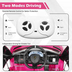 Licensed Lamborghini SVJ Kids Ride-On Car, 12V Battery Powered - Red, White, Black, Green Or Pink
