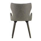 A & B Home Set Of 2 Dining Chairs, 22in W X 23.2in D X 32.3in H - 49809-GRAY-DS