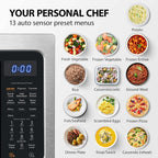 TOSHIBA 4-in-1 Countertop Microwave Oven, 1.5 Cu Ft, 1000W, Silver - ML-EC42P(SS)