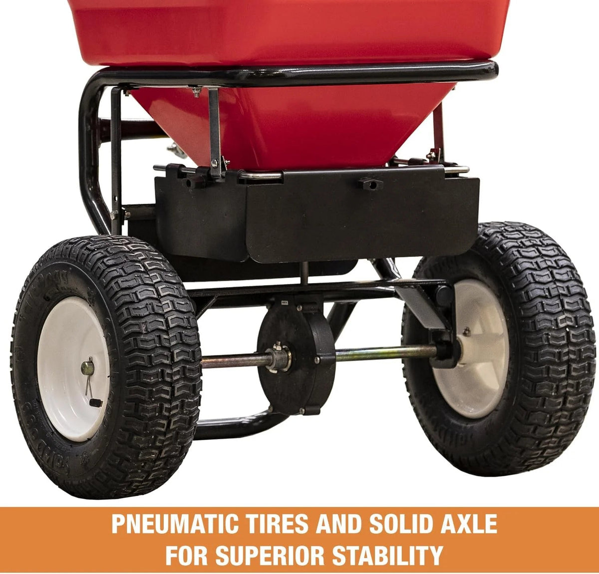 Buyers Products Company Walk-Behind Push Spreader, 100 Pound Capacity - 3039632R