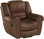 CANMOV Manual Recliner Chair, Nut Brown
