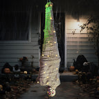 JOYIN 65" Halloween Decoration Cocoon Corpse, Animated Hanging Dead Body Prop Indoor Decor, Corpses Skeleton Outdoor Decor with Full Body Lights and
