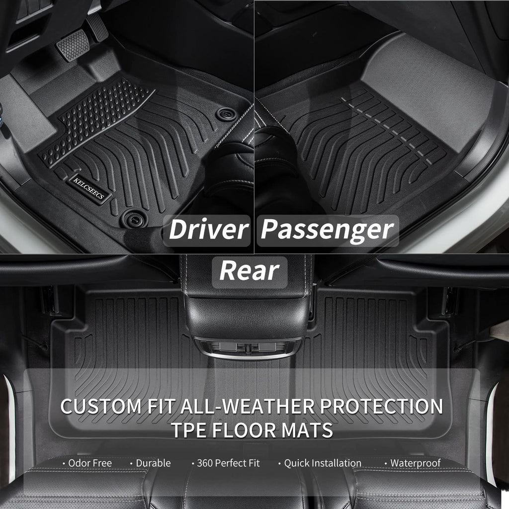 KELCSEECS Floor Mats for Chevy Trax 2024-2026/Buick Envista 2024-2026