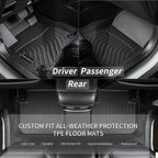 KELCSEECS Floor Mats for Chevy Trax 2024-2026/Buick Envista 2024-2026