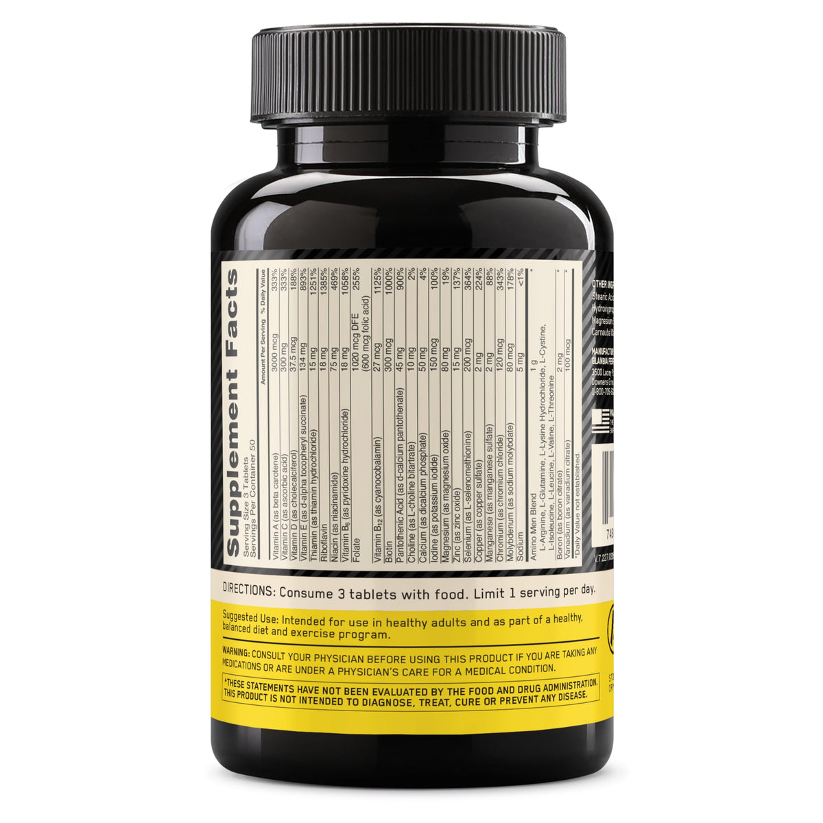 Optimum Nutrition Opti-Men Daily Multivitamin Supplement, 150 Ct
