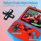 Portable Video Game Console for Kids, 220 Built-in Classic Retro Games, Handheld Plug & Play Player with 3.5'' IPS Screen, Rechargeable Travel Toy