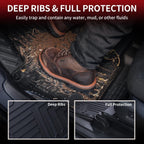 LASFIT Floor Mats for Toyota Tacoma 2024 2025 2026 Double Cab Auto Tran Gas