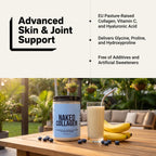NAKED Collagen Advanced - Peptides Protein Powder, Hyaluronic Acid, Vitamin C, Pasture-Raised, Grass-Fed Hydrolyzed Collagen Supplement, Paleo