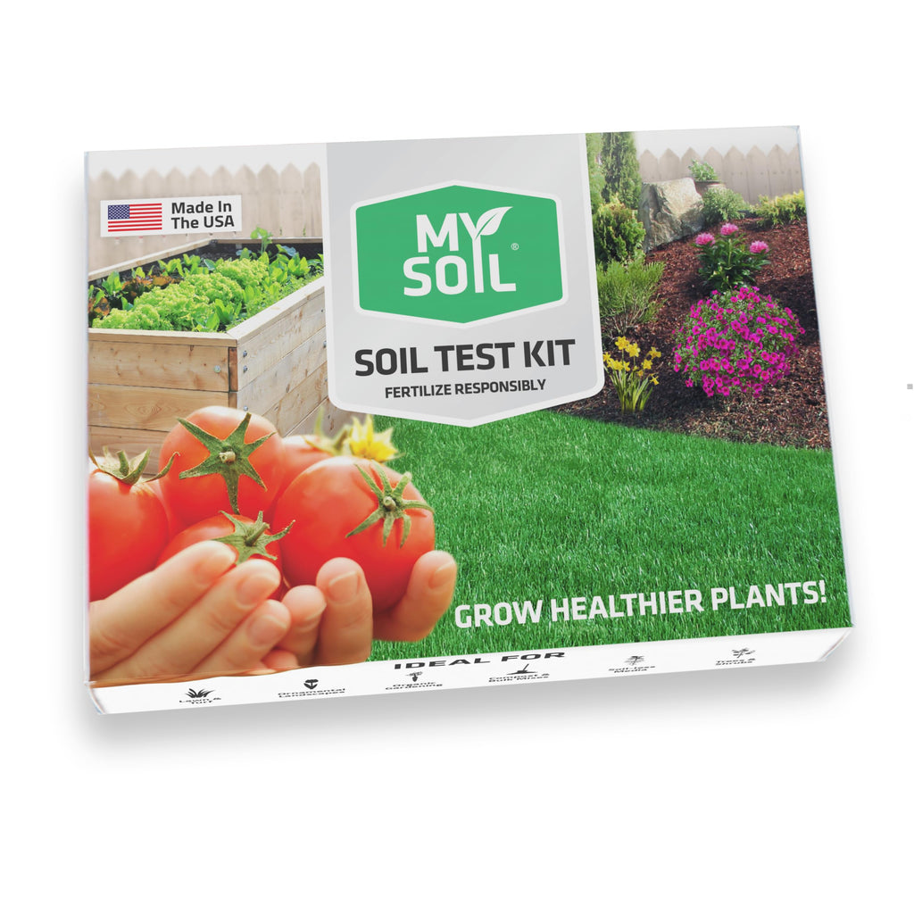 MySoil Soil Test Kit, Unlock Your Lawn & Garden Potential, Complete & Accurate Nutrient and pH Analysis with Recommendations Tailored to Your Soil