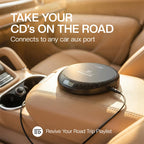 Coby Portable CD Player, 60 Second Anti Skip, FM Radio, CD Player for Car