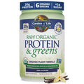 Garden of Life Raw Organic Protein & Greens Powder, Vanilla, 20 Servings