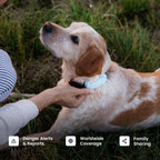 Tractive Smart Dog GPS Tracker | Live Pet Tracker with Virtual Fence | Vital Signs Monitoring of Heart & Respiratory Rate | Bark Monitoring | Dog