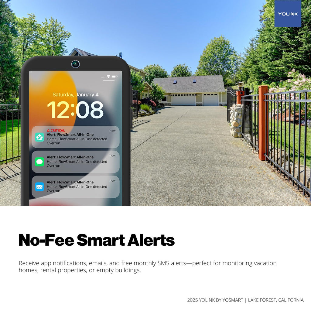 YoLink Outdoor Motion Sensor for Driveway Alerts Kit: 2-Pack + SpeakerHub